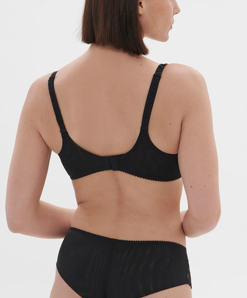 Soutien-gorge emboitant armatures bonnets profonds Simone Pérèle Intrigue noir 1E2320-015
