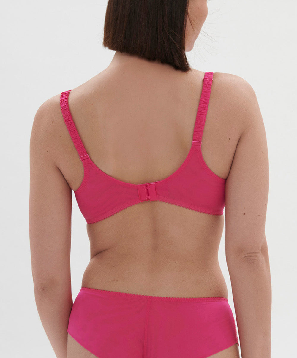 Soutien-gorge emboitant armatures bonnets profonds Simone Pérèle Intrigue rose disco 1E2320-346