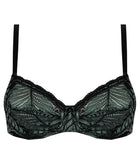 Soutien-gorge emboitant avec armatures Antigel de Lise Charmel Jungle du Soir vert minuit ECJ6144-VM 100