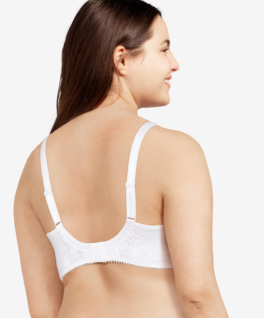 Soutien-gorge à armatures couvrant grande taille Chantelle Day to Night blanc C15F10-010