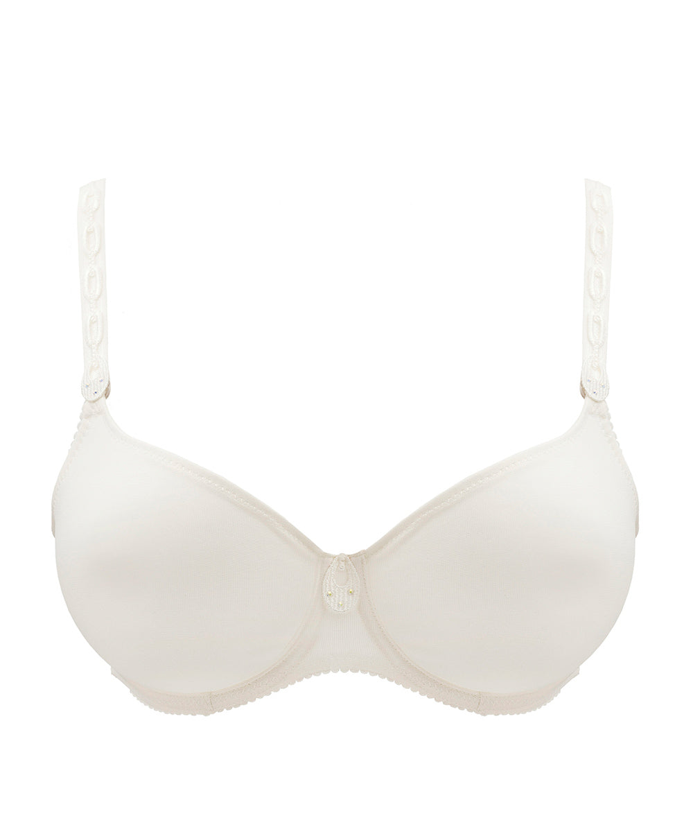 Soutien-gorge emboitant moulé grande taille à armatures invisible PrimaDonna Satin noir 0161332-0161333-NAT