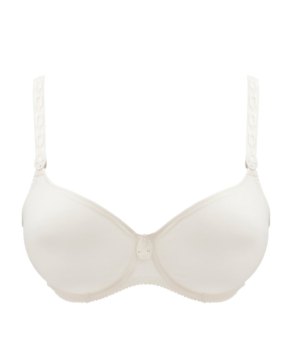 Soutien-gorge emboitant moulé grande taille à armatures invisible PrimaDonna Satin noir 0161332-0161333-NAT