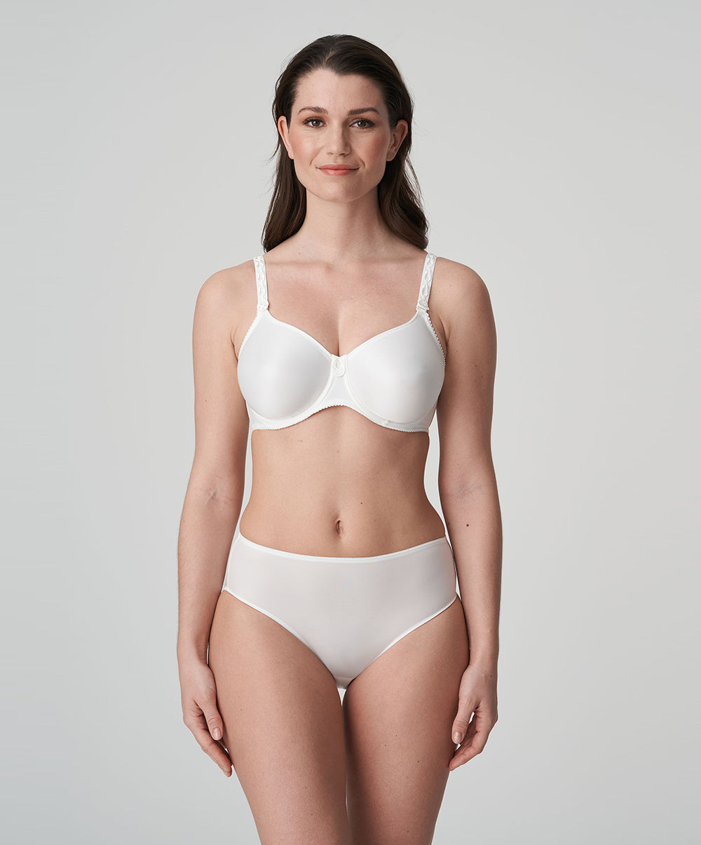 Soutien-gorge emboitant moulé grande taille à armatures invisible PrimaDonna Satin noir 0161332-0161333-NAT