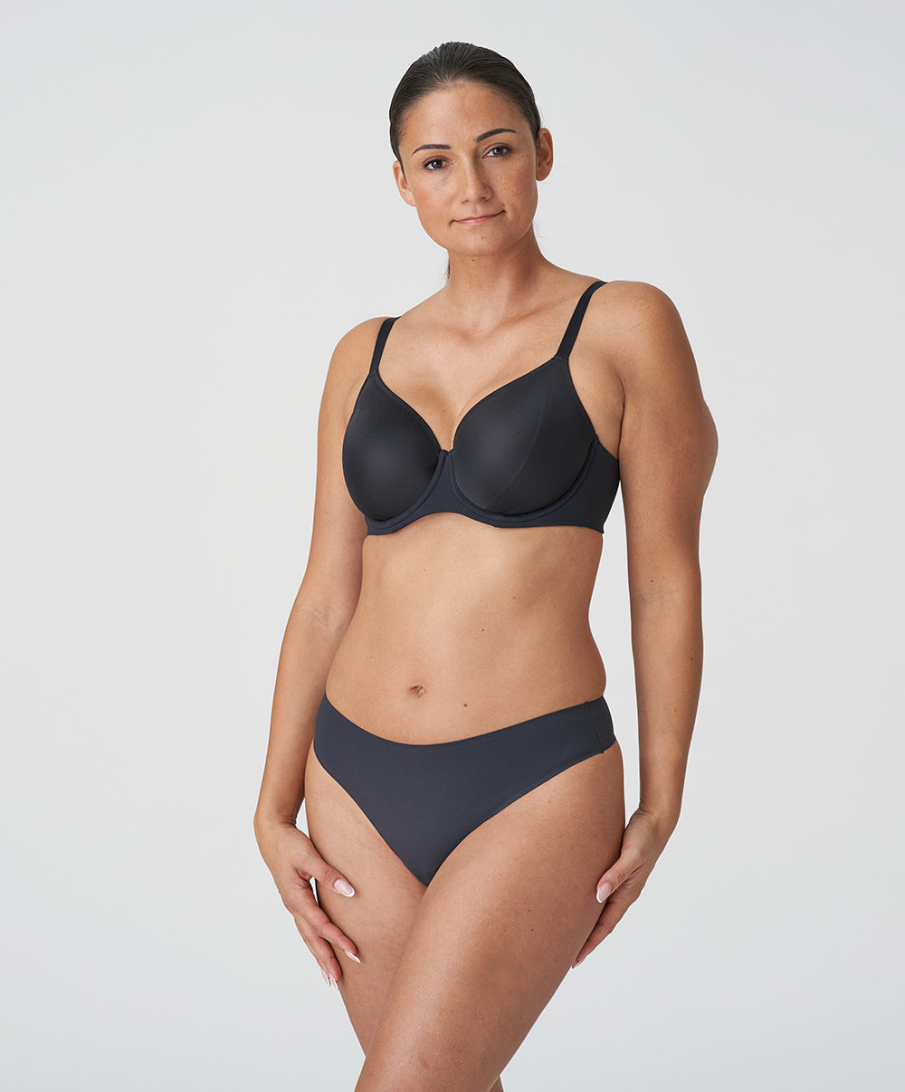 Soutien-gorge emboitant moulé lisse invisible à armatures PrimaDonna Figuras charbon 0163250-CHB