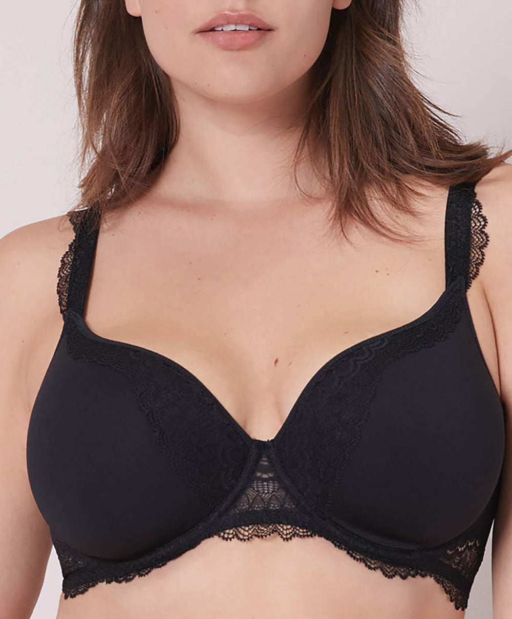 Soutien-gorge moulé spacer 3D Eclat Noir Simone Pérèle 13N316-766