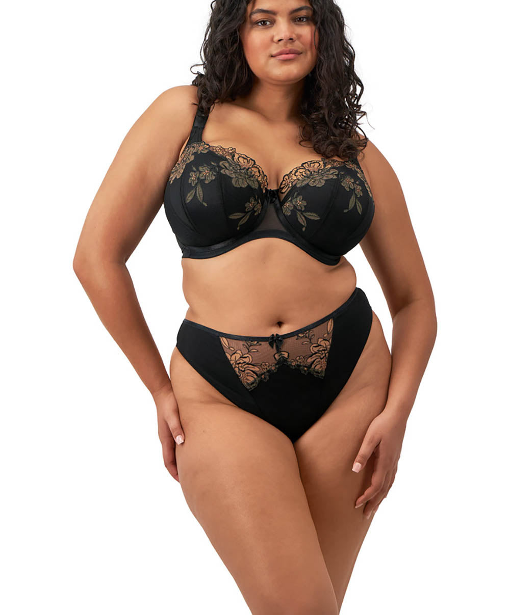 Soutien-gorge grande taille armature paddé corbeille Elomi Teagan Almond EL302615-ALM