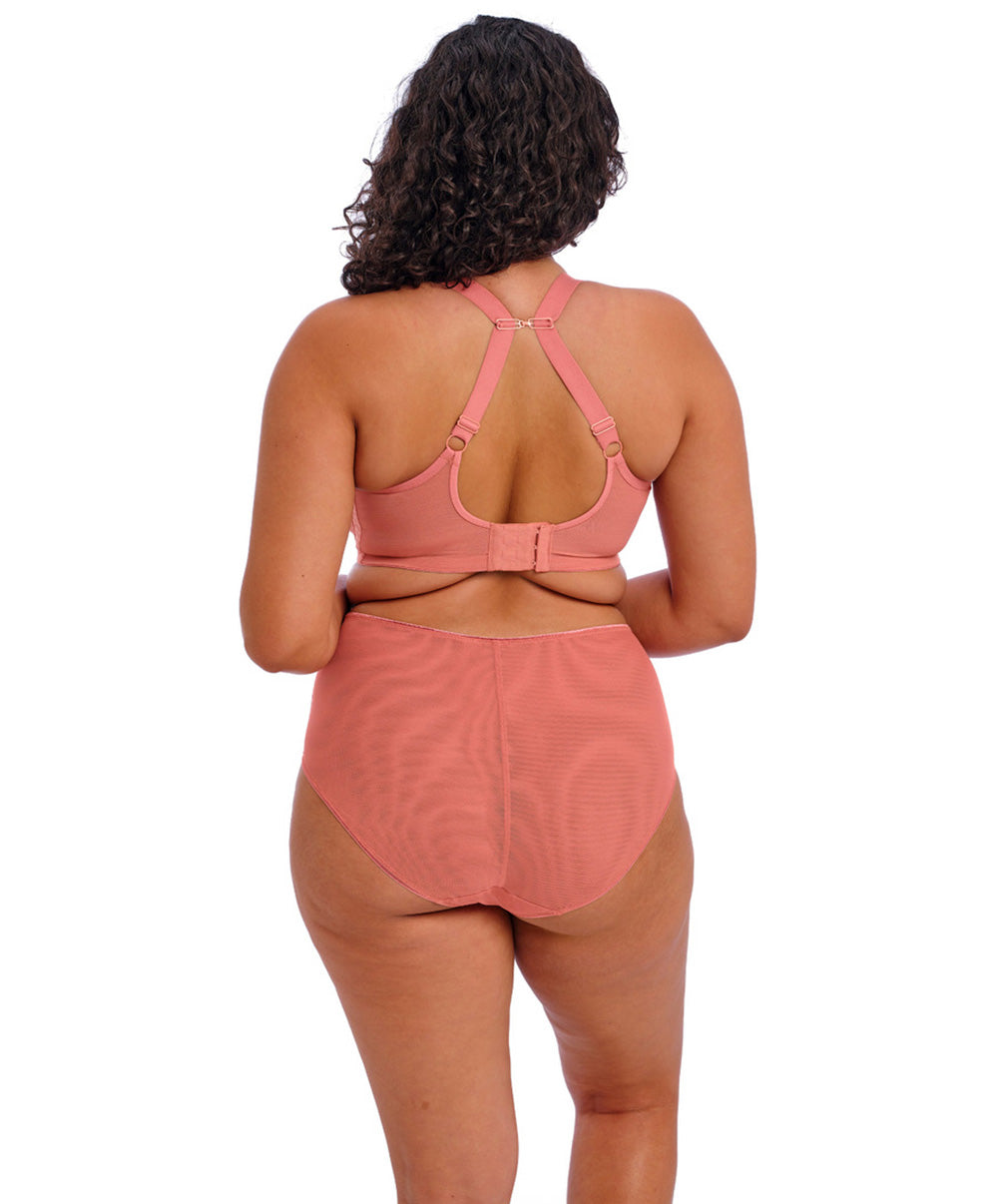 Soutien-gorge grande taille armature plongeant Elomi Matilda rose léopard EL8900-ROO