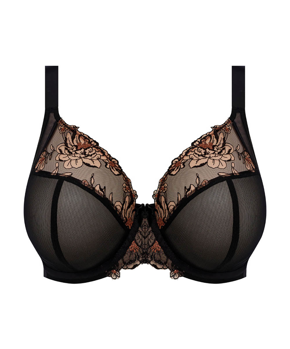 Soutien-gorge grande taille armature plongeant Elomi Teagan Almond EL302602-ALM