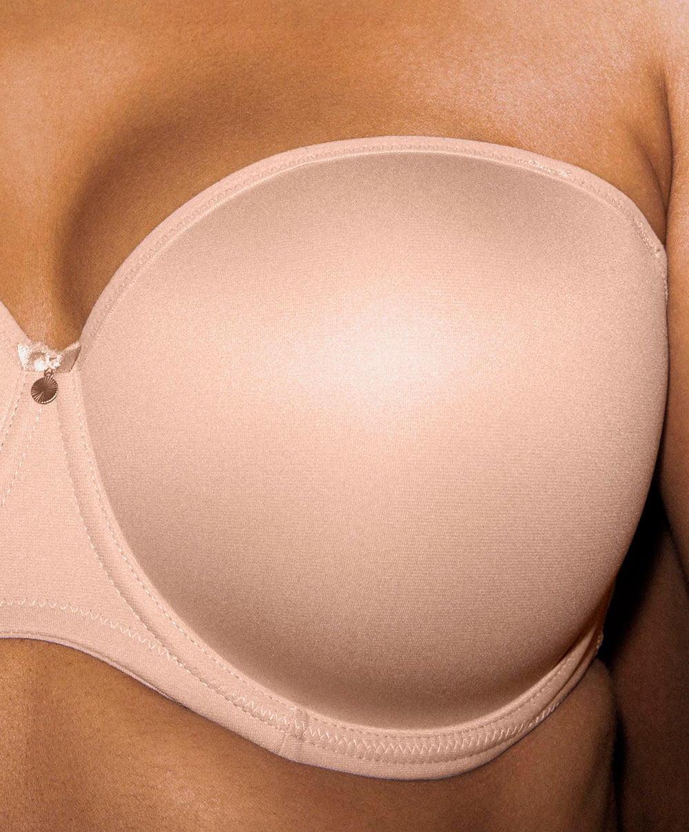Soutien-gorge grande taille bandeau moulé avec armatures Elomi Smooth sahara EL4300-SAH