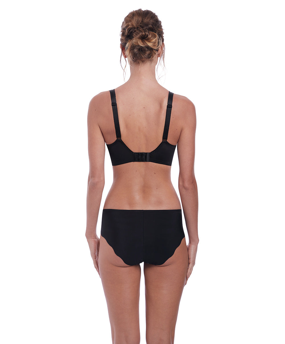 Soutien-gorge grande taille couvrant Fantasie Anoushka noir FL3213-BLK face