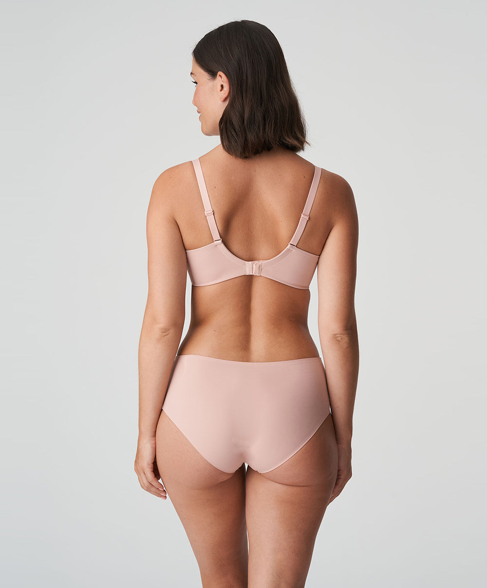 Soutien-gorge grande taille couvrant rembourré lisse forme coeur invisible à armatures PrimaDonna Figuras rose poudré 0263250-PWD