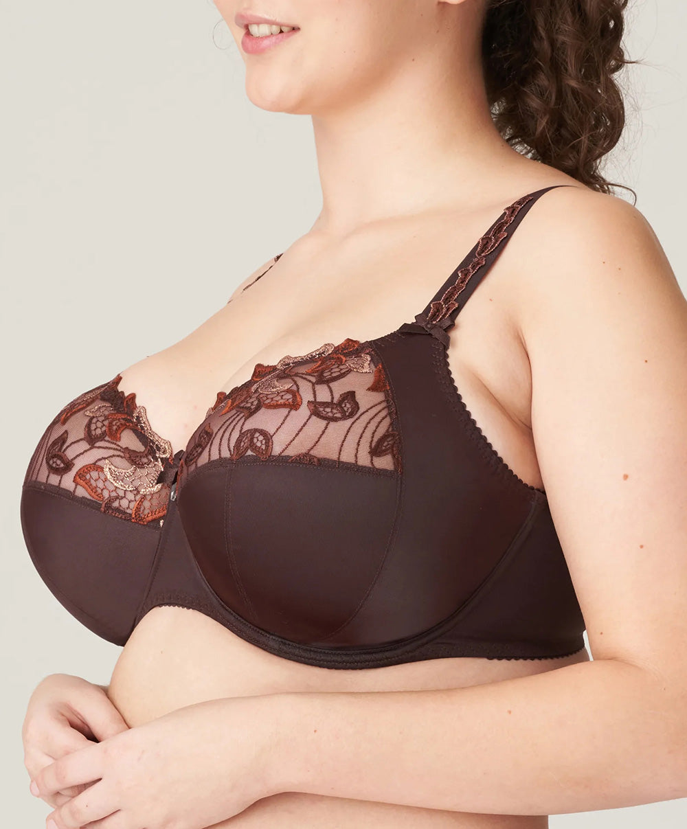 Soutien-gorge grande taille emboitant armatures PrimaDonna Deauville ristretto 0161815-RIS