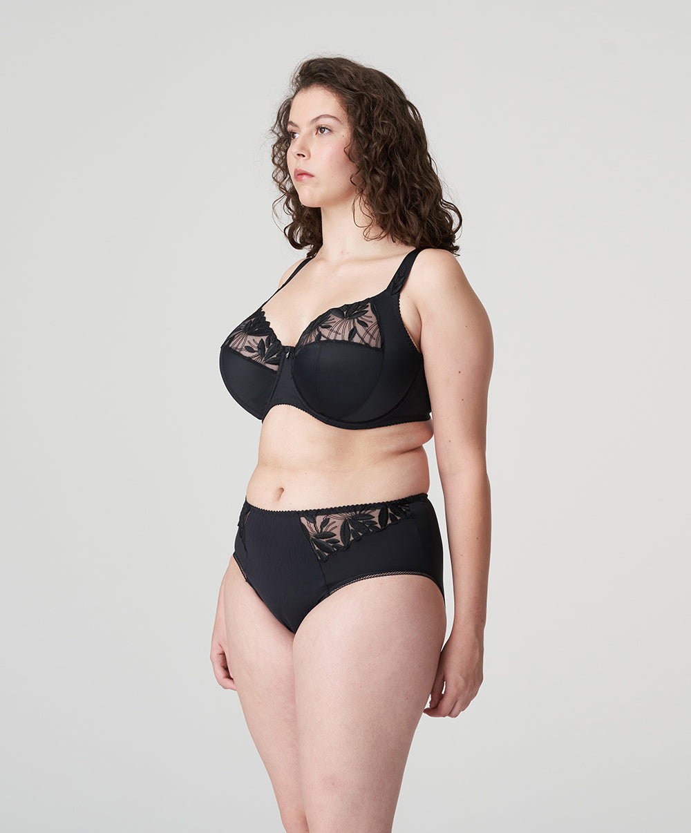 Soutien-gorge grande taille emboitant armatures PrimaDonna Orlando charbon 0163155-CHB