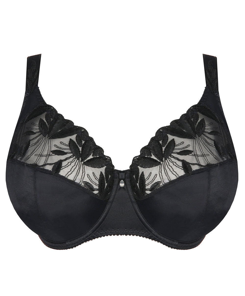 Soutien-gorge grande taille emboitant armatures PrimaDonna Orlando charbon 0163155-CHB