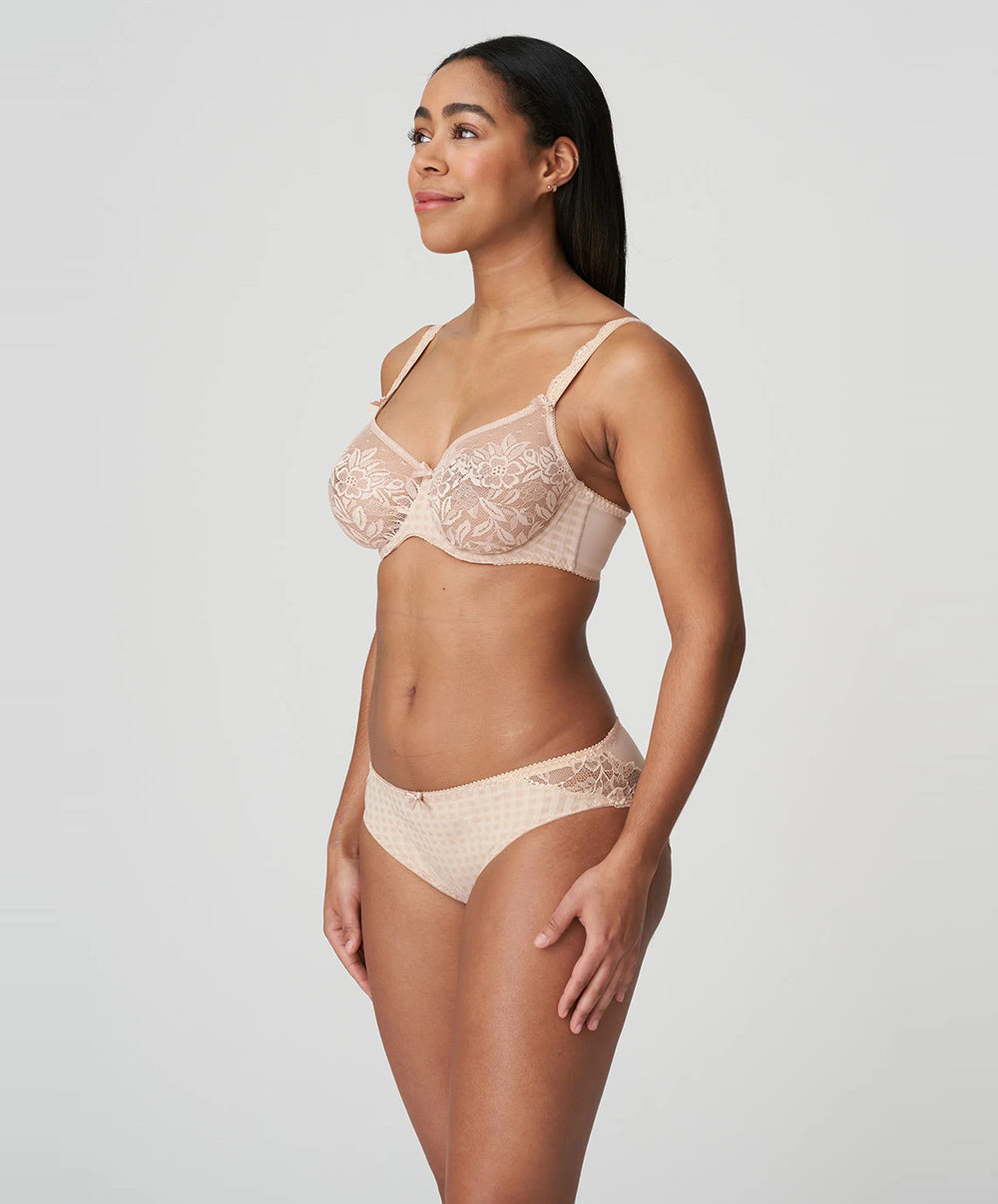 Soutien-gorge moulé emboitant grande taille en dentelle PrimaDonna Madison café latte 0262127-CAL
