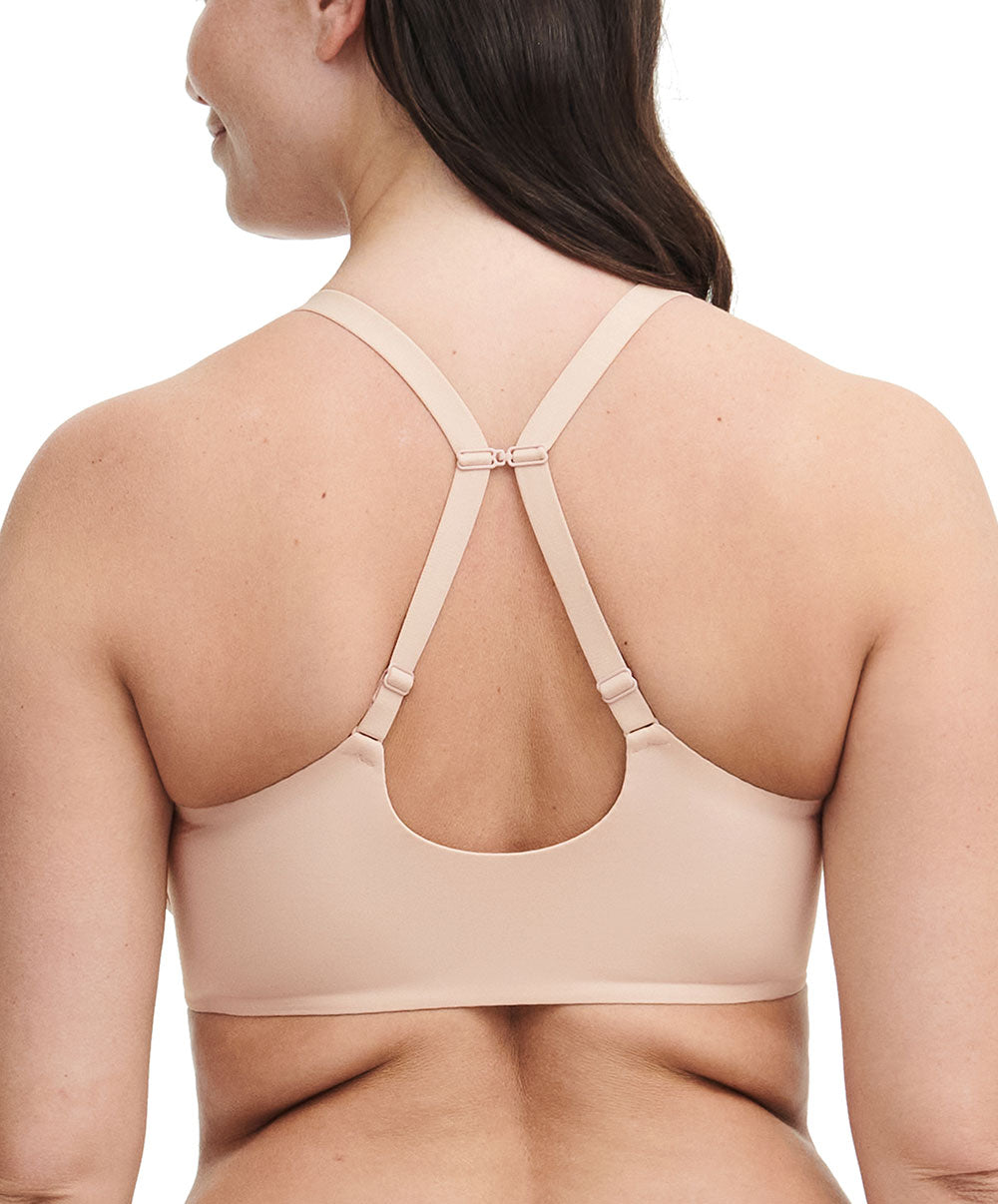 Soutien-gorge moulé enveloppant apex haute Chantelle Norah beige doré C13F60-01N