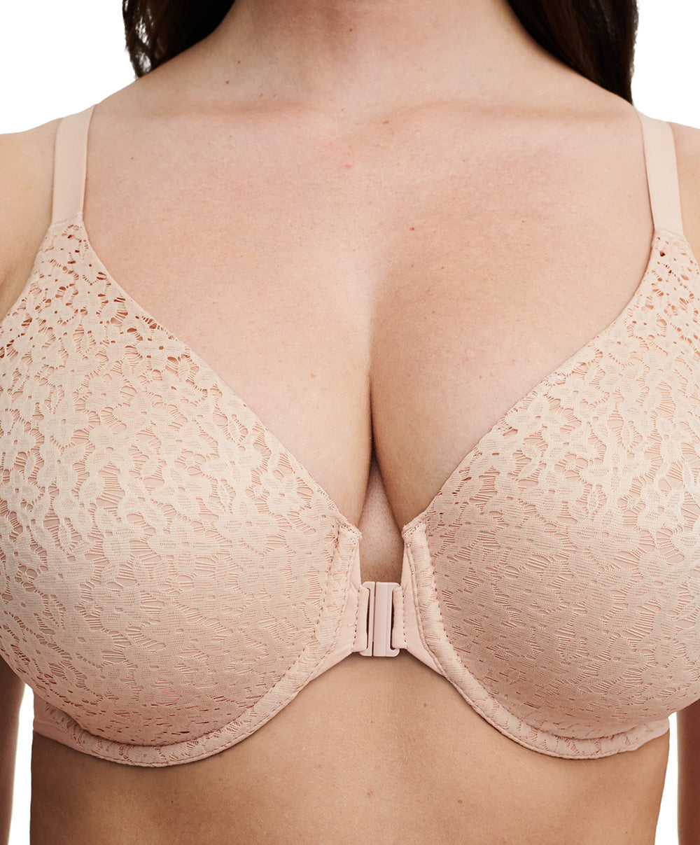 Soutien-gorge moulé enveloppant apex haute Chantelle Norah beige doré C13F60-01N