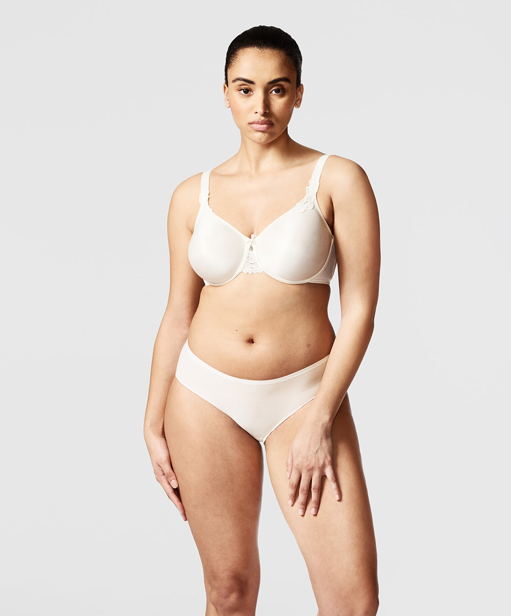 Soutien-gorge moulé enveloppant avec armatures Chantelle Hedona ivoire C20310-035