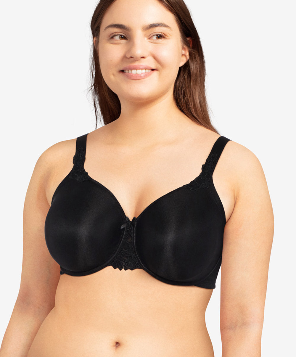 Soutien-gorge moulé enveloppant avec armatures Chantelle Hedona noir C20310-011