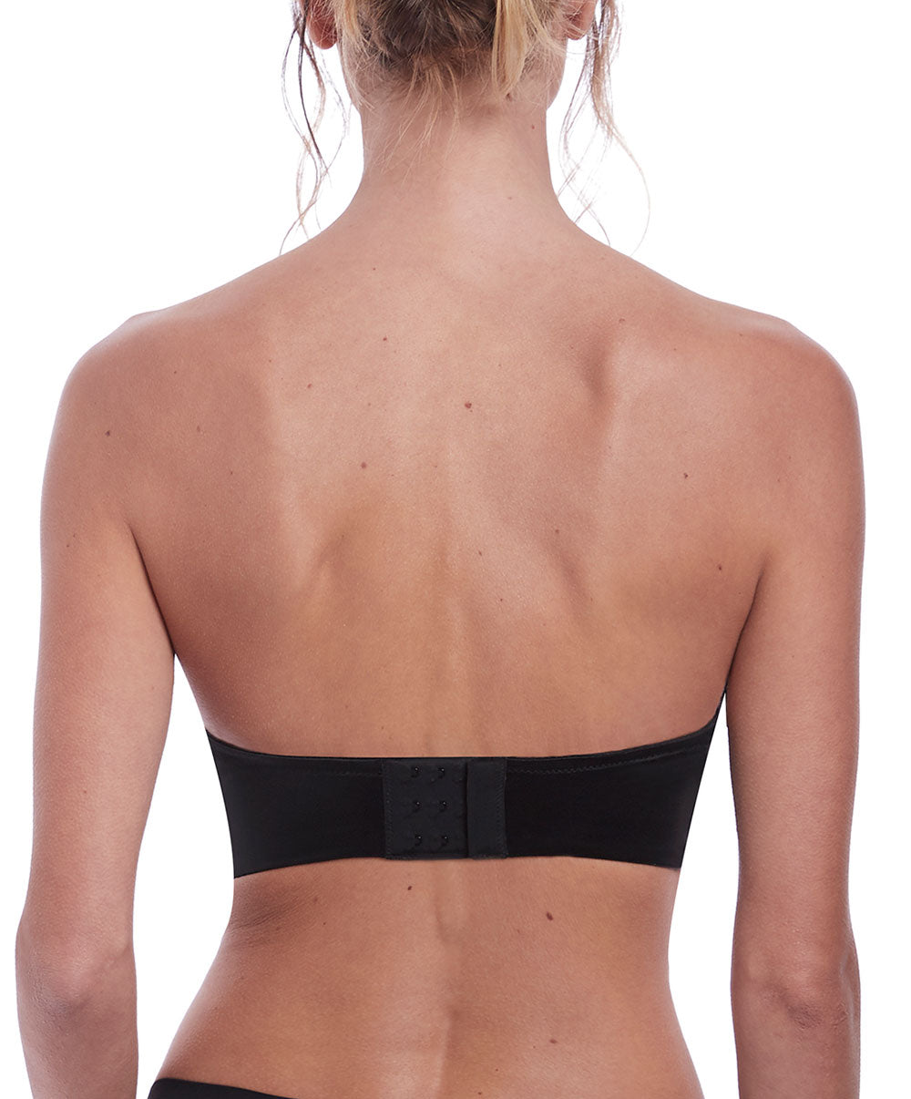 Soutien-gorge moulé sans bretelles armatures Fantasie Aura noir FL2320-BLK face