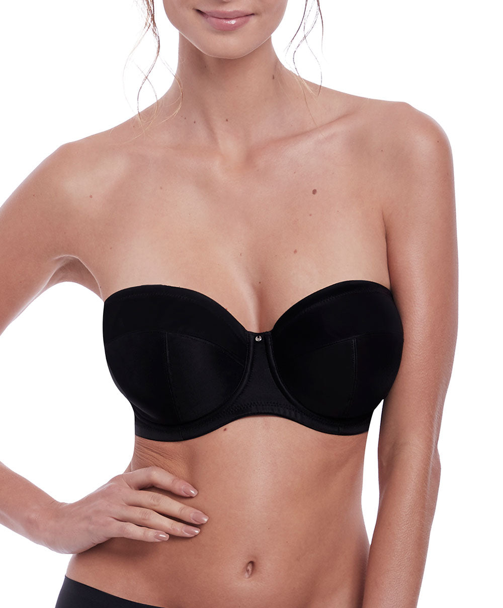 Soutien-gorge moulé sans bretelles armatures Fantasie Aura noir FL2323-BLK