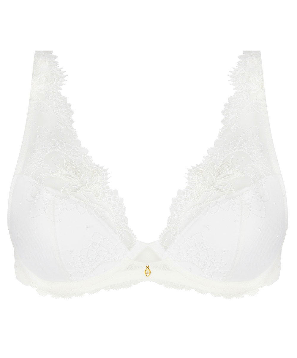 Soutien-gorge triangle "Glamour" Lise Charmel Princesse Iris écru nacre ACH7481-EN 8