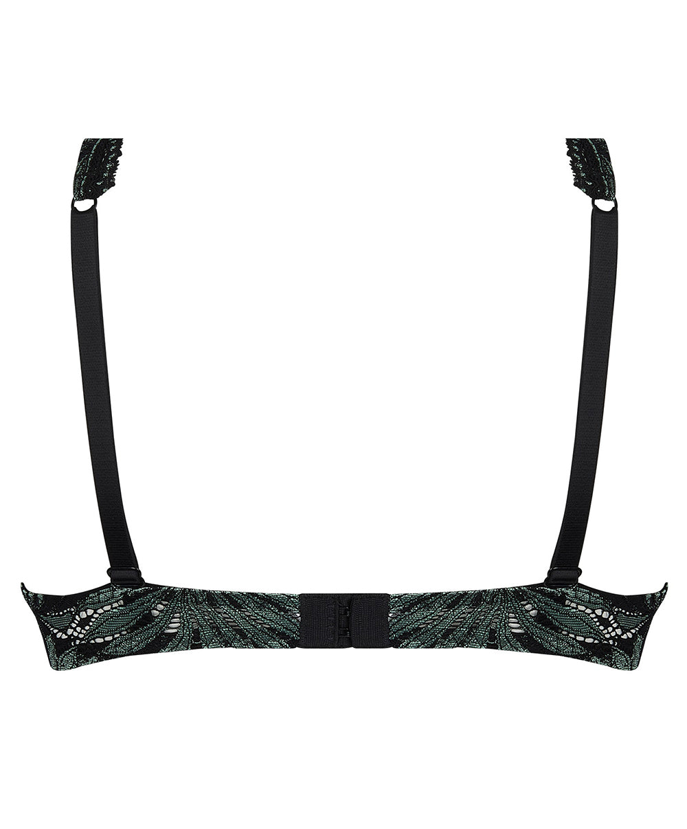 Soutien-gorge mousse à armatures forme triangle Antigel de Lise Charmel Jungle du Soir vert minuit ECJ7044-VM 100