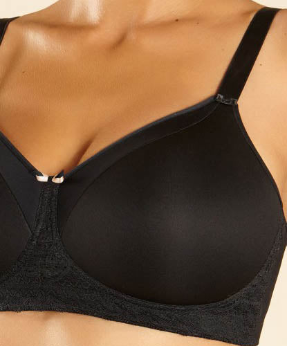 Soutien-gorge-post-opératoire-sans-armatures Confort absolu Chantelle Noir