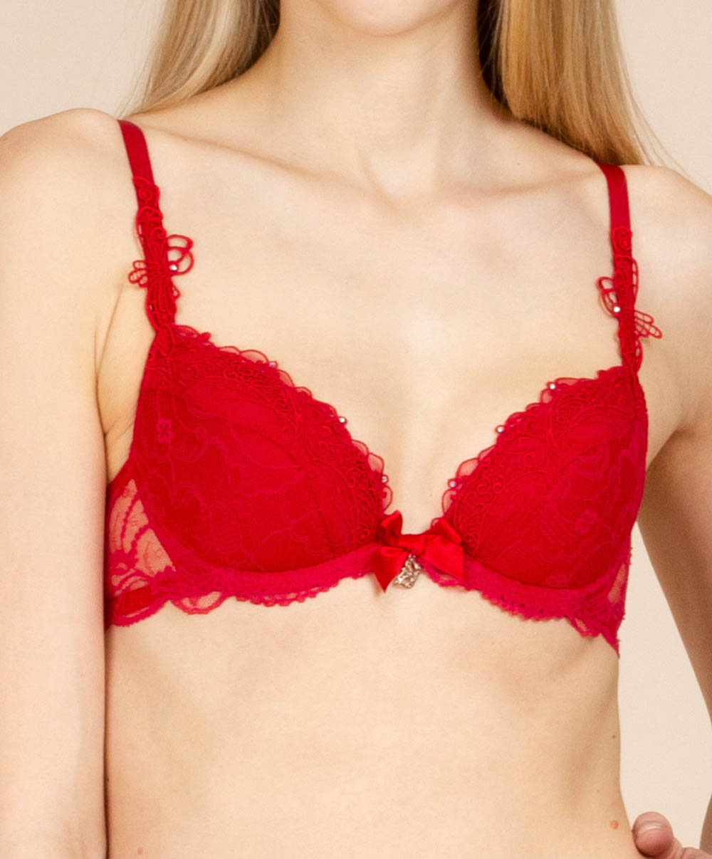Soutien-gorge push-up charmel bra Lise Charmel Soir de Venise rouge ACA3503-RV