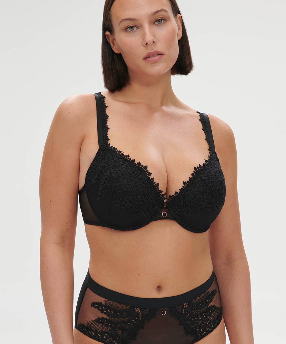 Soutien-gorge push-up cookies amovibles Simone Pérèle Mystic noir 1D3340-015