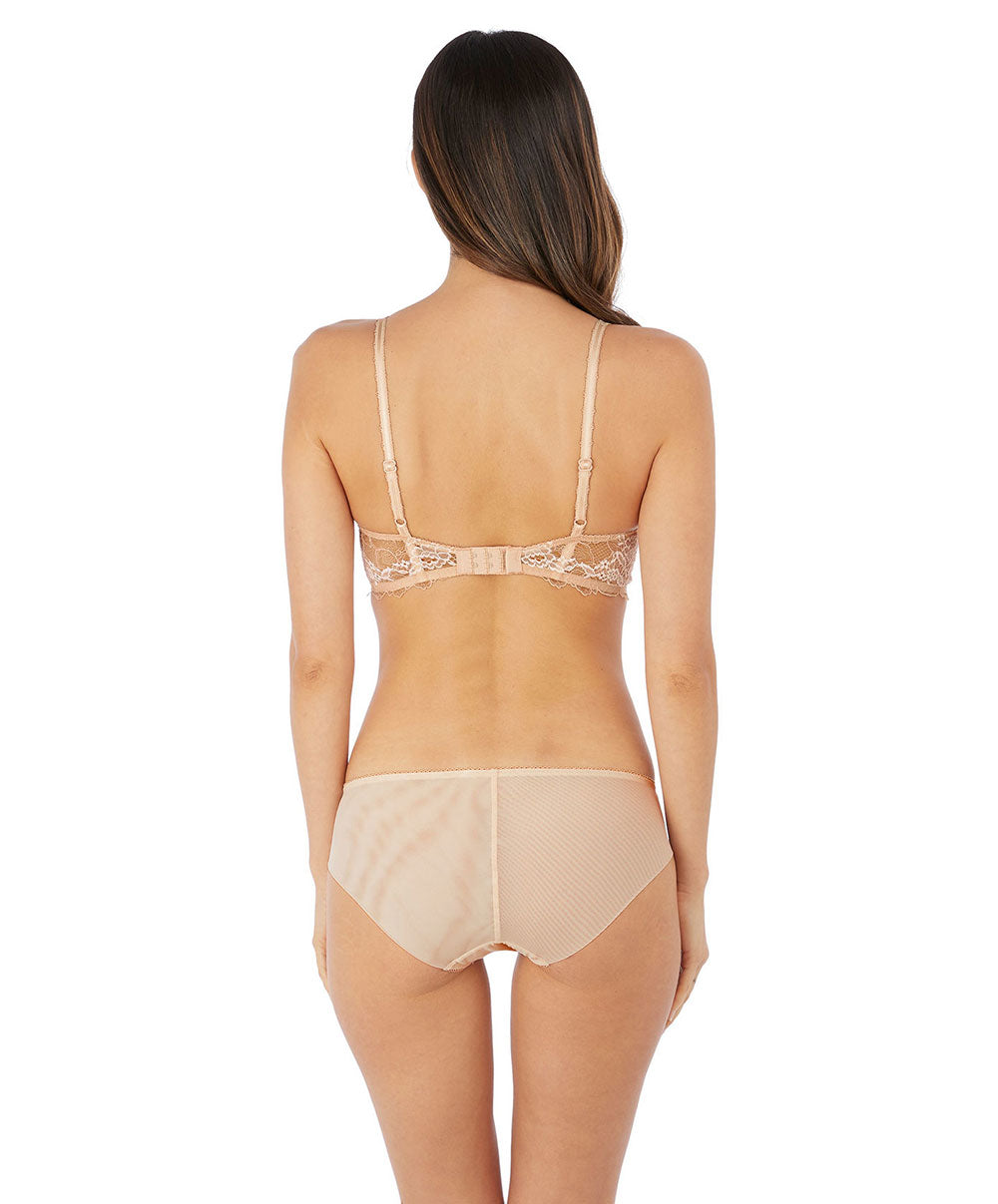 Soutien-gorge push-up plunge Wacoal Lace Perfection café crème WE135003-CAC