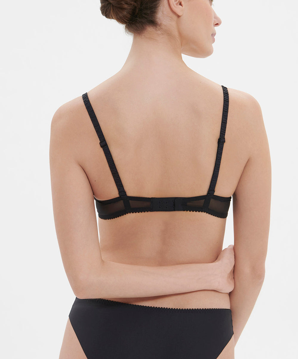 Soutien-gorge push-up décolleté plongeant Simone Pérèle Intrigue noir 1E2347-015