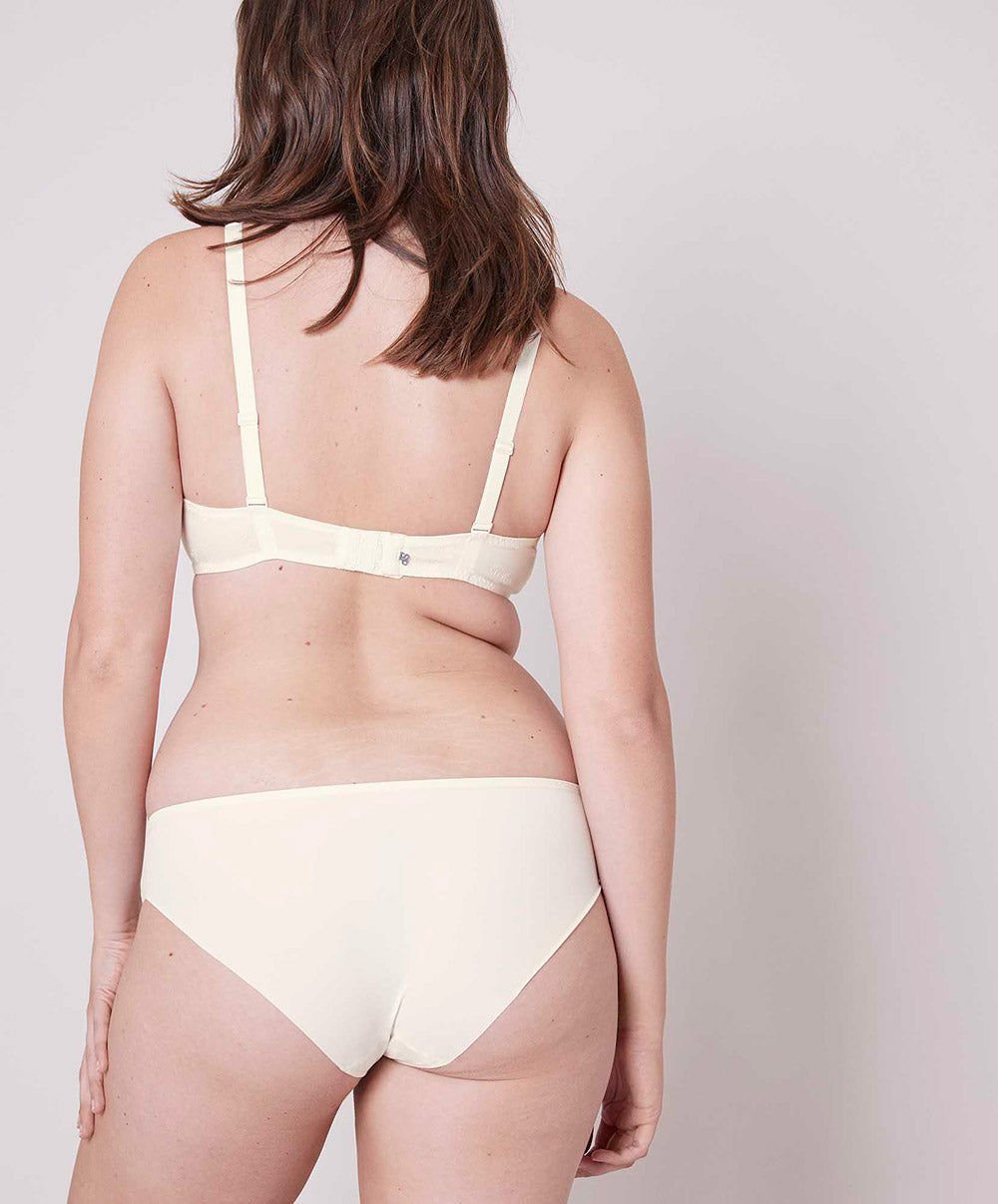 Soutien-gorge push-up triangle décolleté plongeant Simone Pérèle Wish naturel 12B347-030