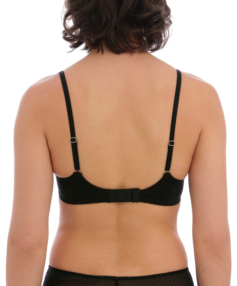 Soutien-gorge push-up plunge armatures Wacoal Ravissant noir WE600502-BLK