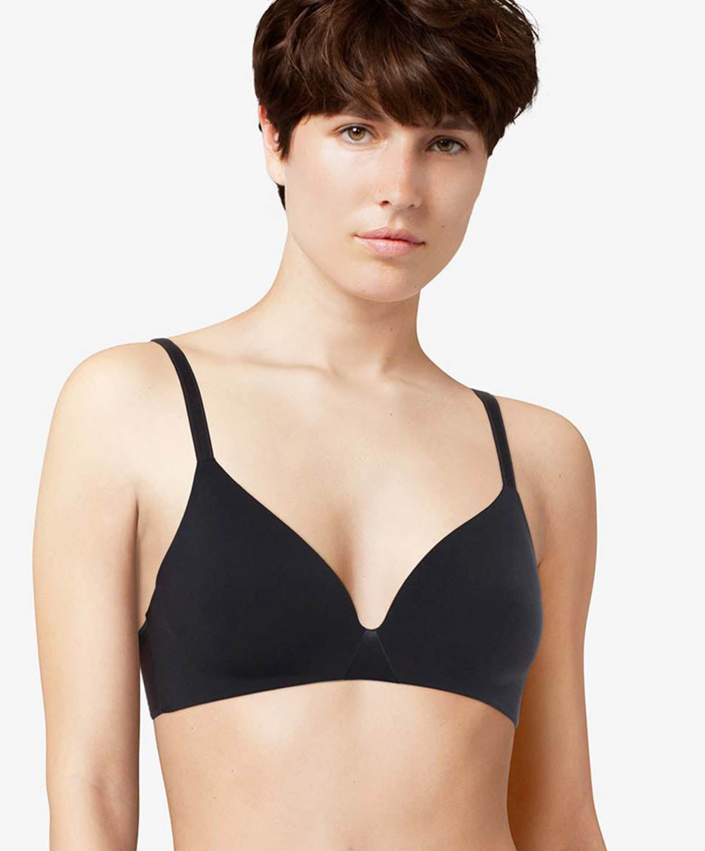 Soutien-gorge invisible sans armatures coque Chantelle Essentiall Noir C15G80-011
