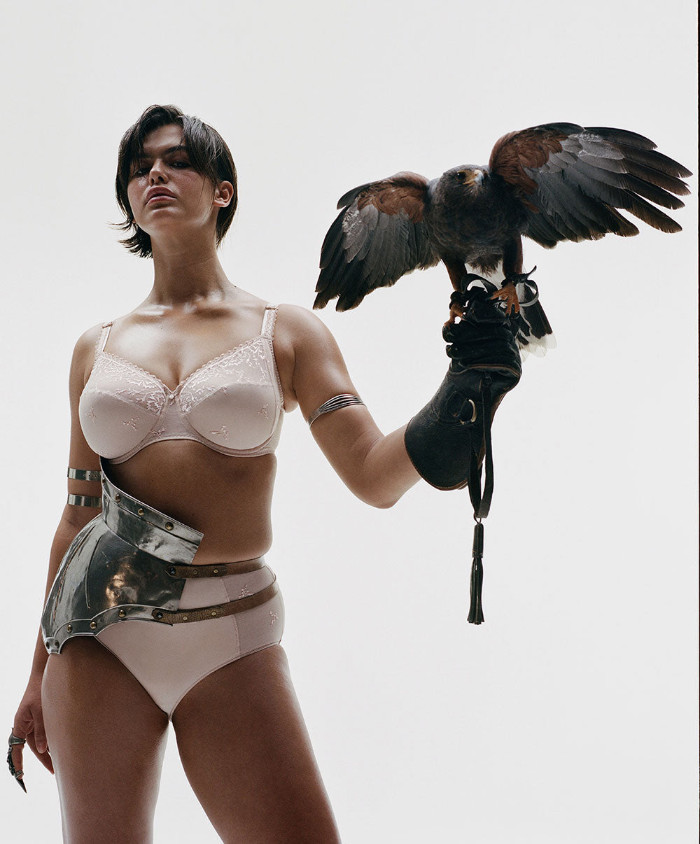 Soutien-gorge sans armatures Chantelle Every curve beige doré C16B20-01N