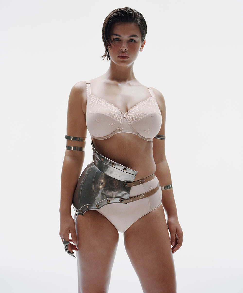 Soutien-gorge sans armatures Chantelle Every curve beige doré C16B20-01N