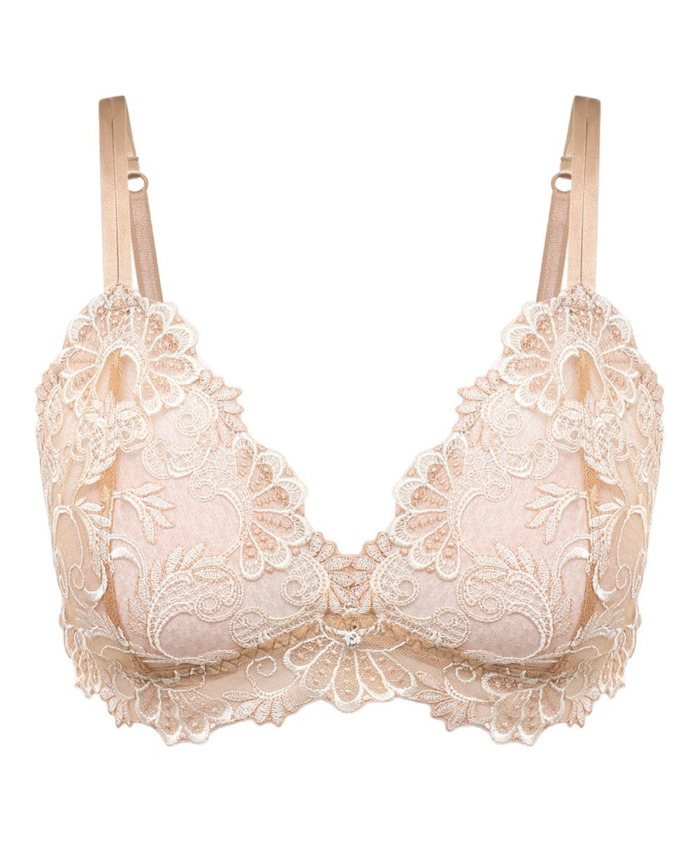 Soutien-gorge sans armatures Lise Charmel Dressing Floral ambre nacre ACC6588-AN