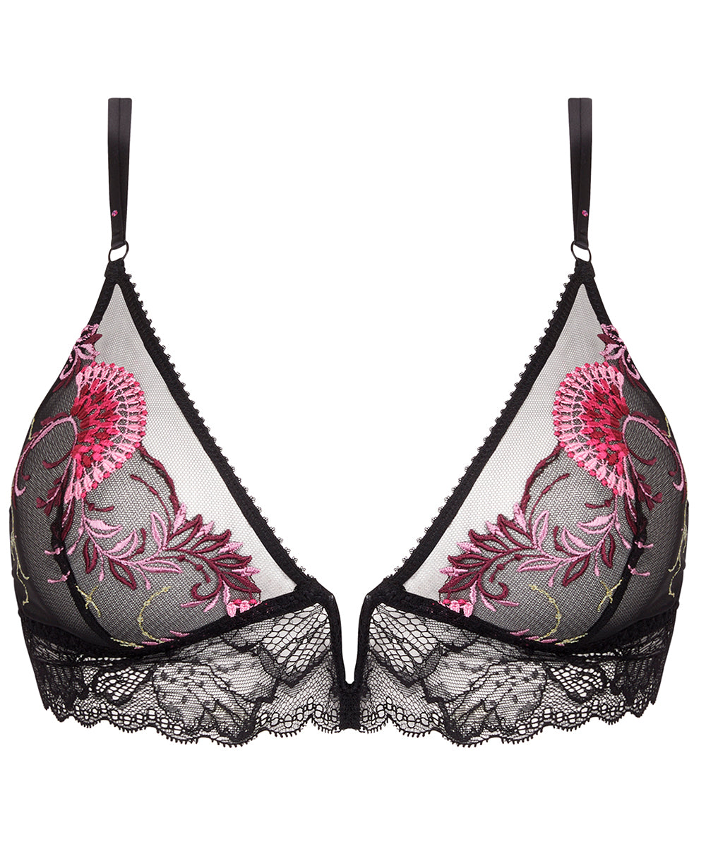 Soutien-gorge sans armatures Lise Charmel Floraison Passion safran rose ACH6586-SR