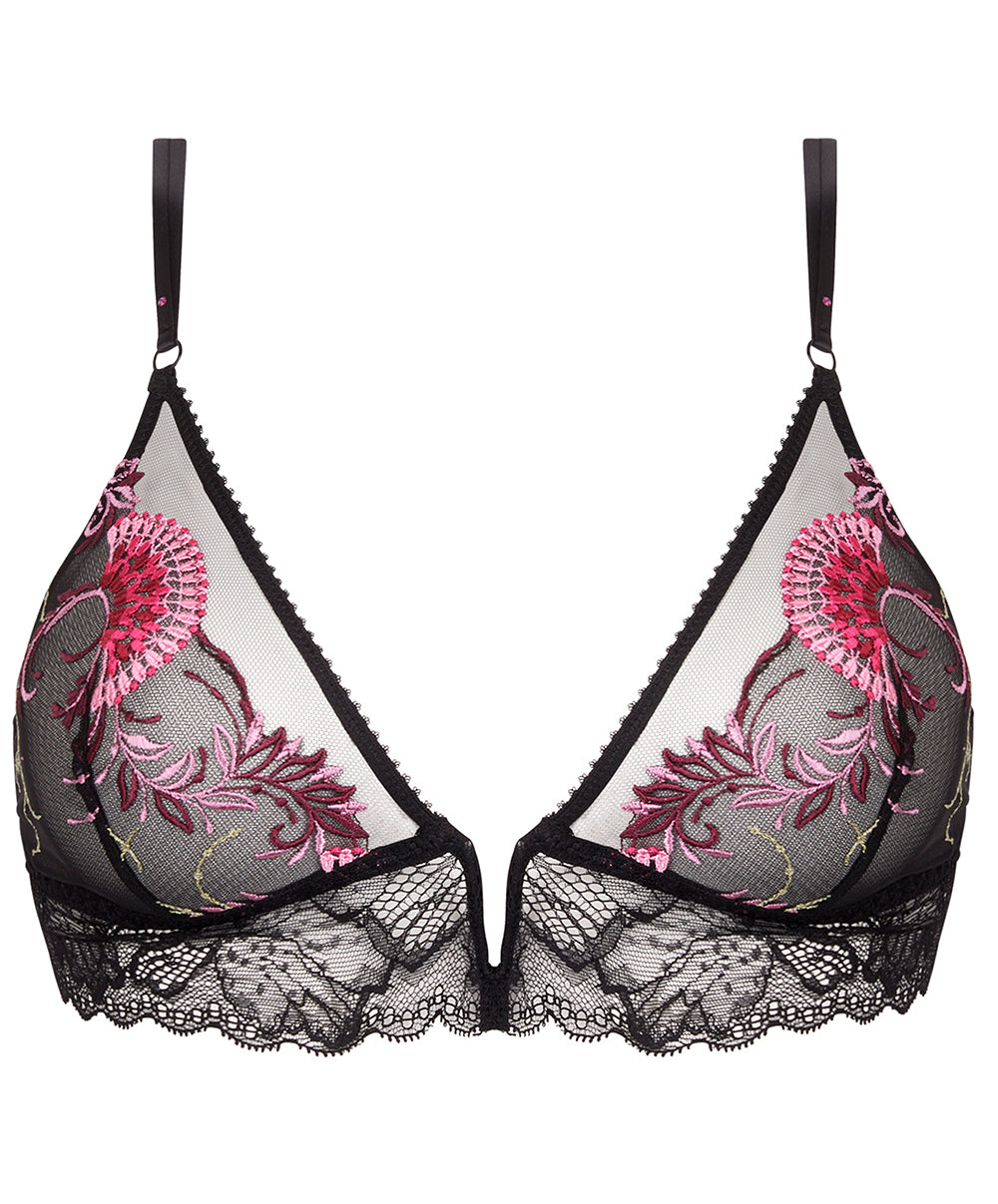 Soutien-gorge sans armatures Lise Charmel Floraison Passion safran rose ACH6586-SR