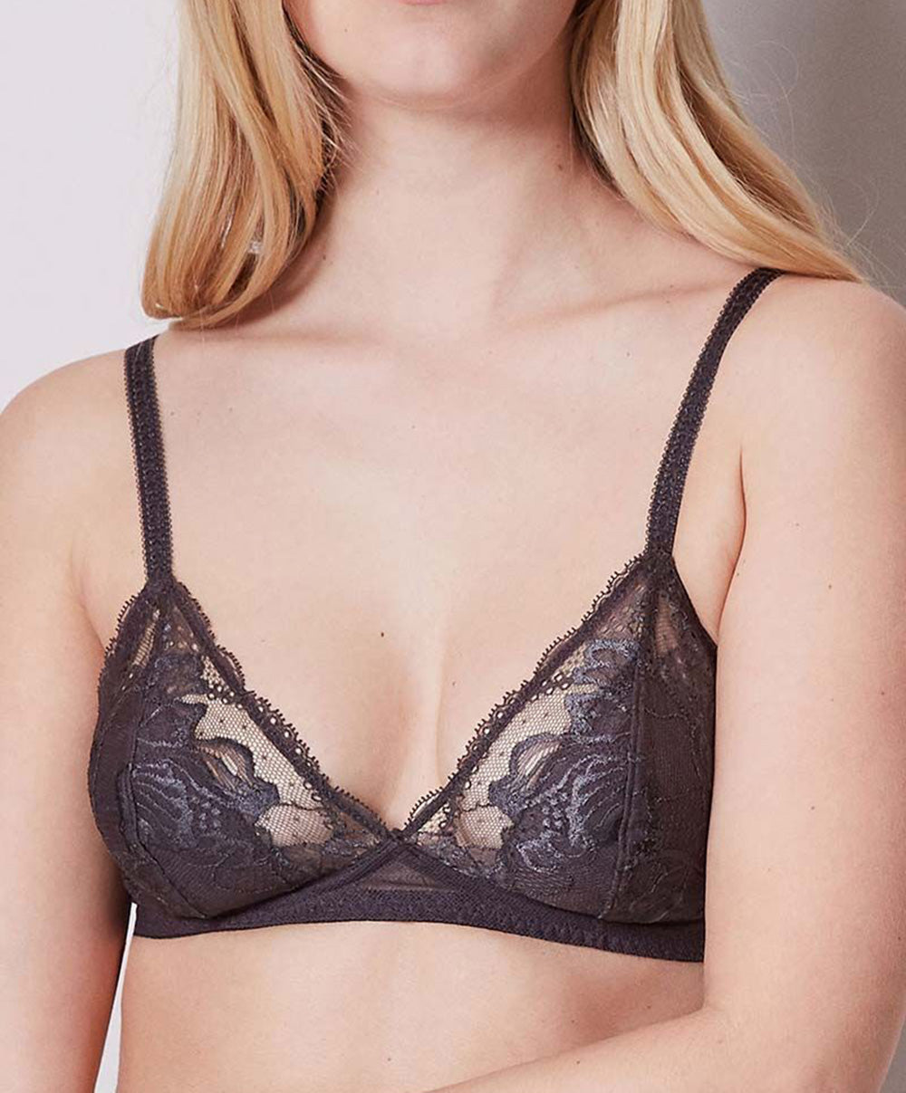 Soutien-gorge sans armatures Simone Pérèle Promesse anthracite 12H210-829