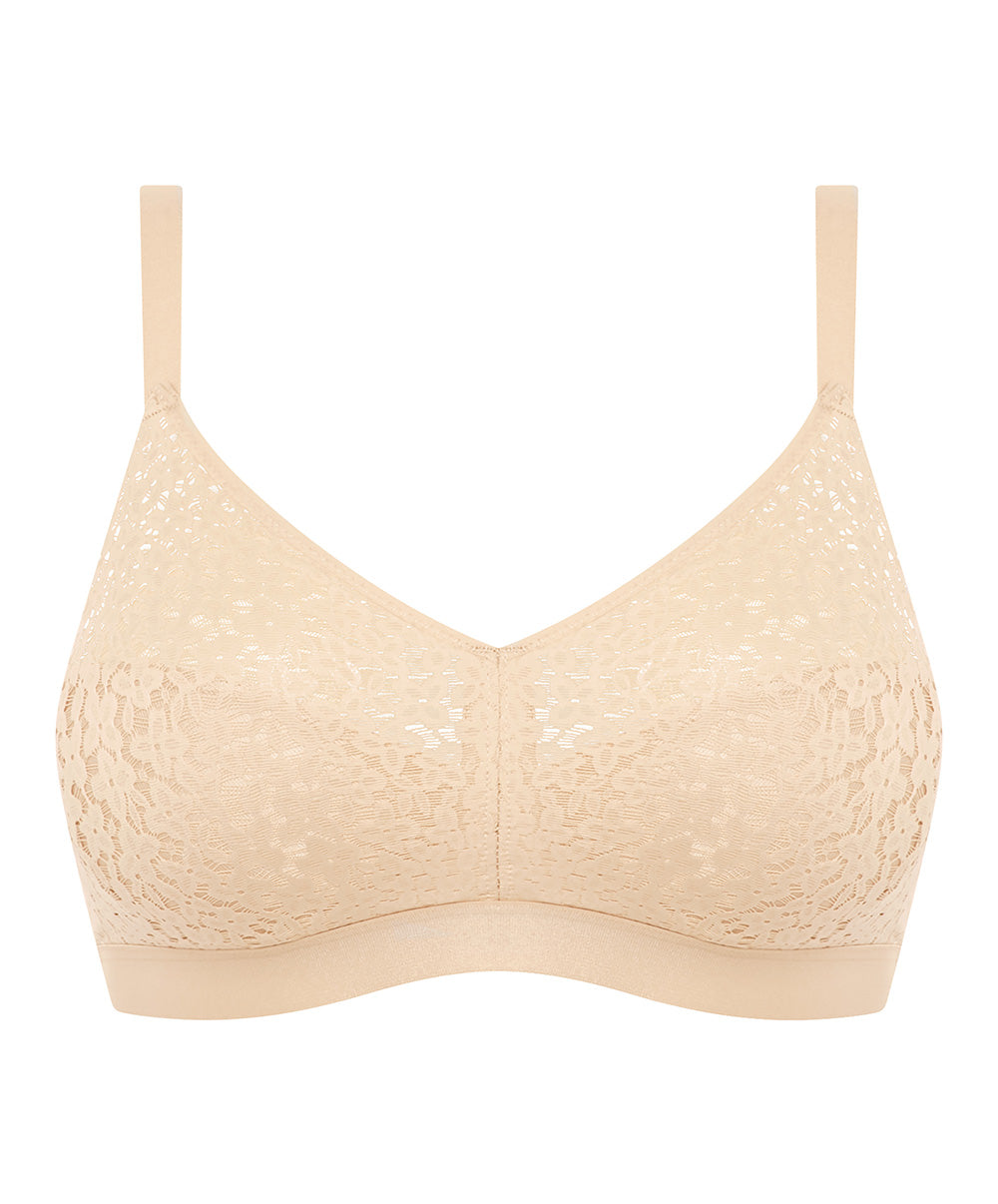 Soutien-gorge sans armatures brassière Chantelle Norah beige doré C13F80-01N