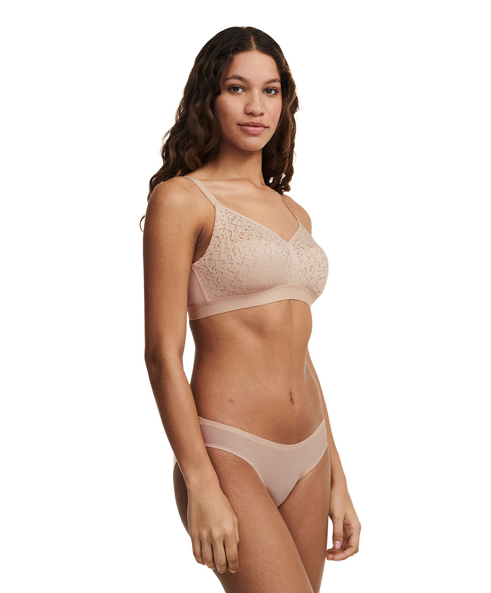 Soutien-gorge sans armatures brassière Chantelle Norah beige doré C13F80-01N