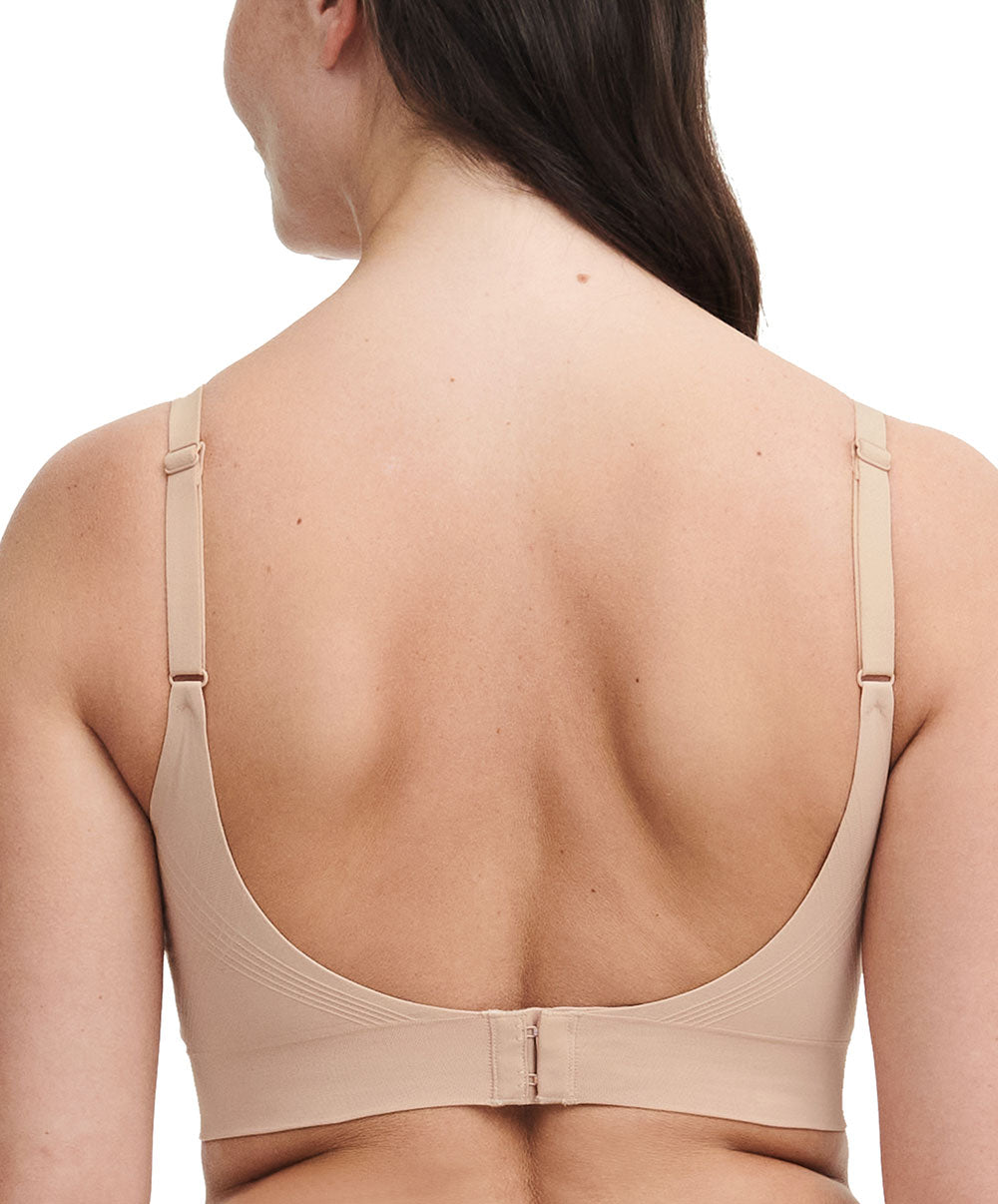 Soutien-gorge sans armatures coques invisible Chantelle Smooth Comfort clay nude C10U10-00Q