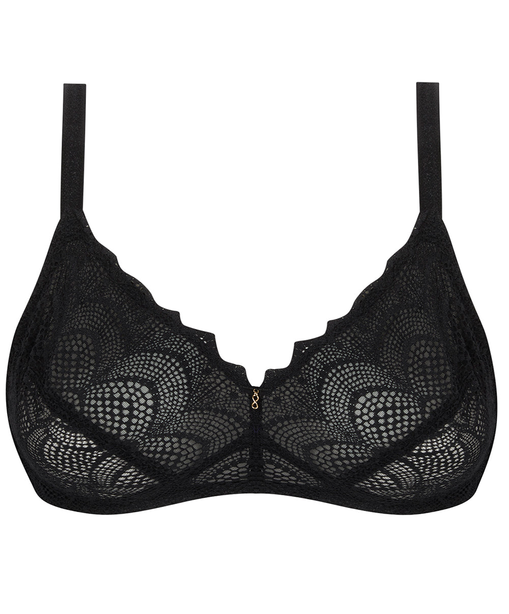 Soutien-gorge sans armatures grande taille Antigel de Lise Charmel Sexy Bohême noir FCJ6540-NO 100