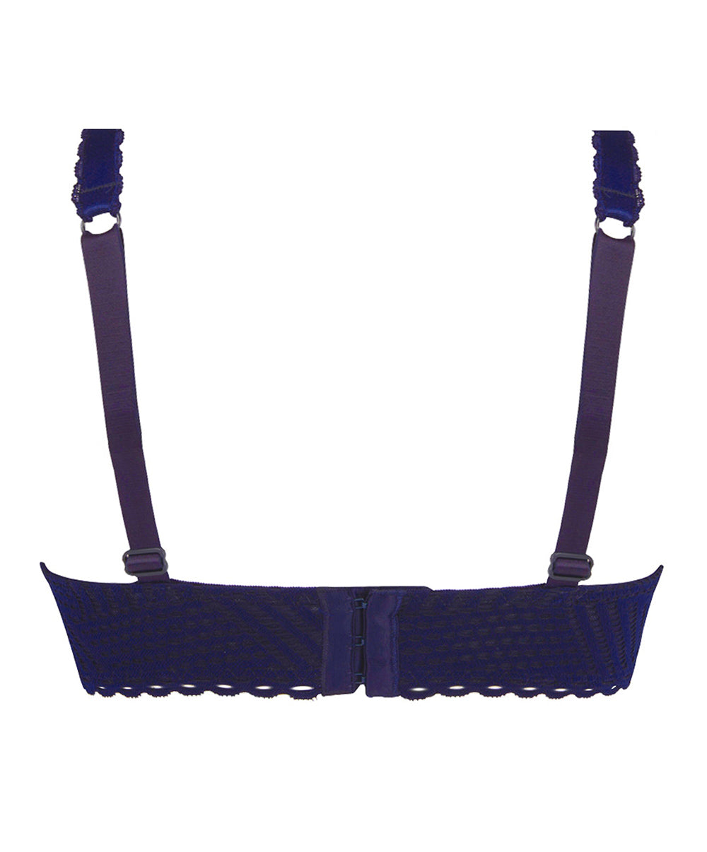 Soutien-gorge sans armatures grande taille Antigel de Lise Charmel Tressage Graphic marine FCC6537-TM 101