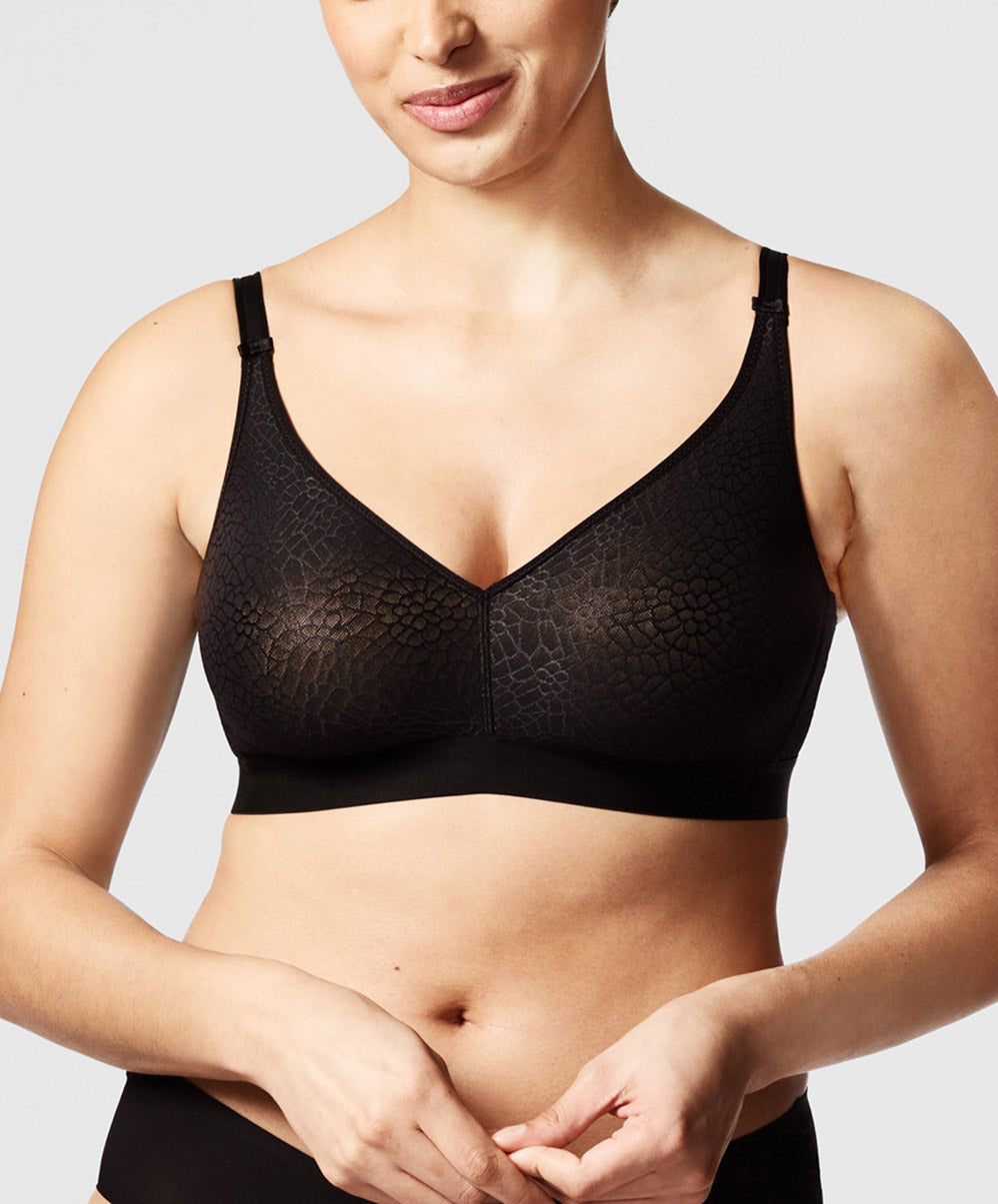 Soutien-gorge sans armatures minimizer Chantelle C Magnifique Noir C18920-011