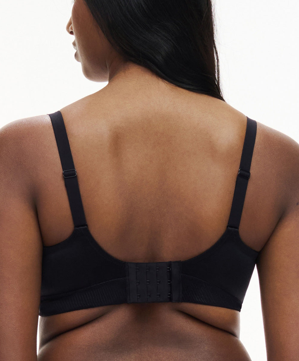 Soutien-gorge sans armatures grande taille Chantelle Intrigue noir C13WP0-011