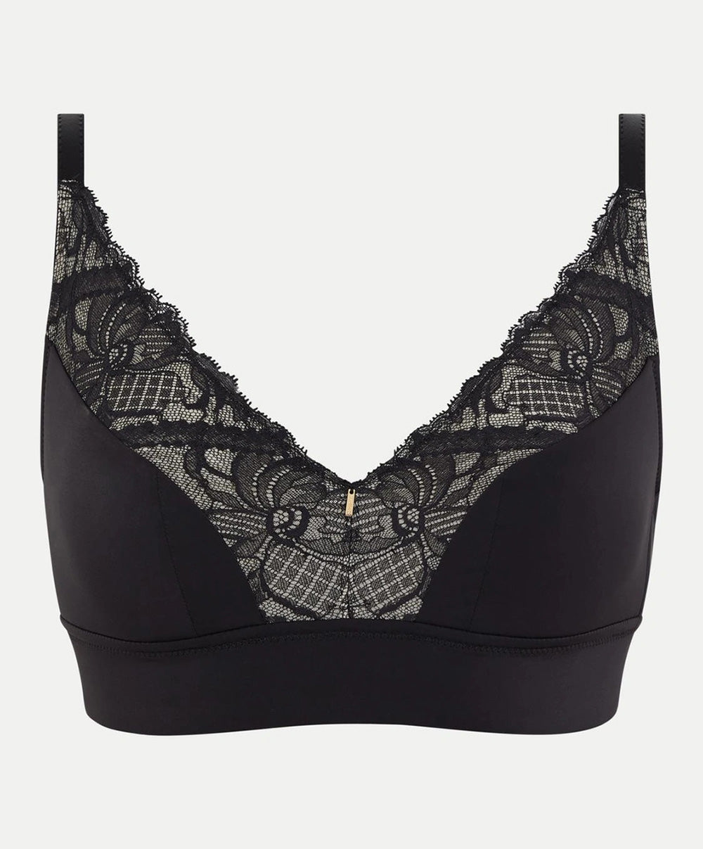 Soutien-gorge sans armatures maintien en mousse Chantelle Orangerie Dream noir C17Q70-011