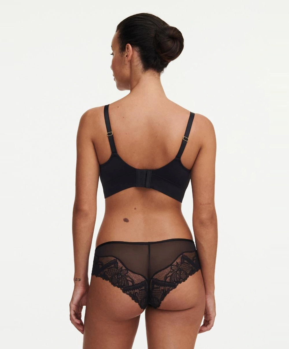 Soutien-gorge sans armatures maintien en mousse Chantelle Orangerie Dream noir C17Q70-011